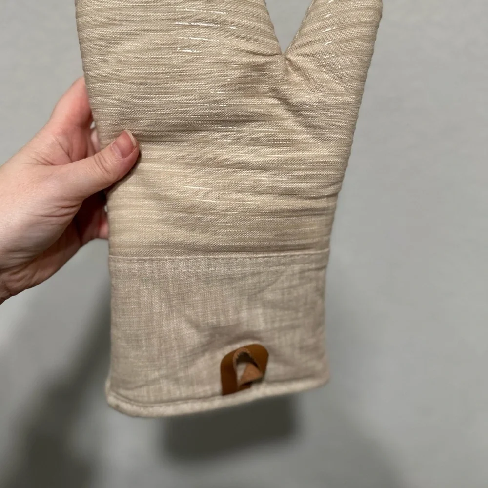 Oven Mitt- Oatmeal Colored